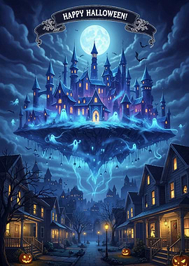 Halloween Night with Floating Castle Halloween2025
