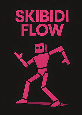 Skibidi Flow Pink Robot