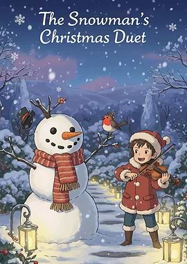 The Snowman's Christmas Duet Illustration