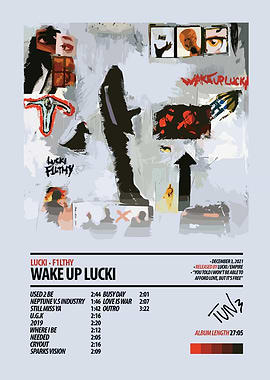 Lucki Wake Up lucki Album Cover Art
