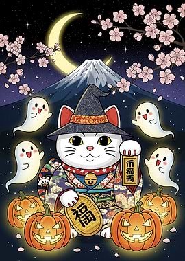 Maneki Neko Halloween Night