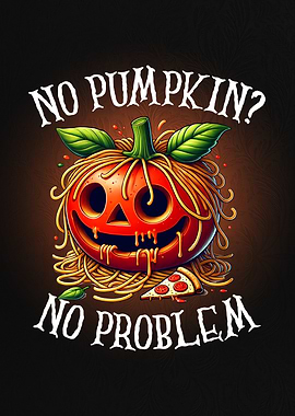 Tomato Jack-o’-Lantern – Funny Halloween Foodie Artwork