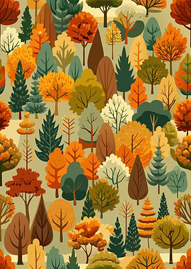 Autumn Forest Pattern