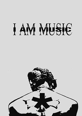I am Music - Abstract Poster