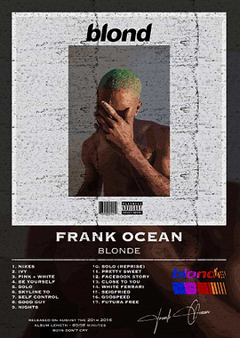Frank Ocean Blonde Album Cover