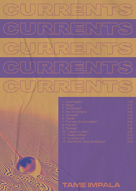 Tame Impala - Currents Album Art