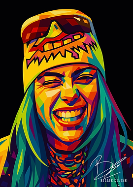 Billie Eilish wpap art