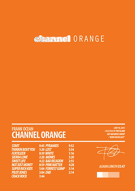 Frank Ocean - Channel Orange Album Art