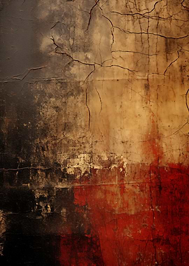Cracked Wall Texture Art