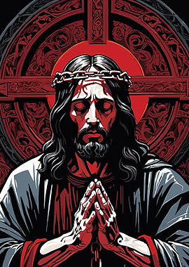 Jesus Christ with Crown of Thorns