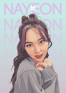 Nayeon Portrait Digital Art