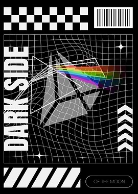 Pink Floyd Dark Side of the Moon Abstract