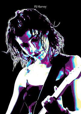 PJ Harvey Pop Art Portrait