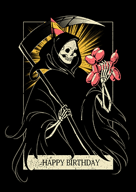 Happy Birthday Death Balloon