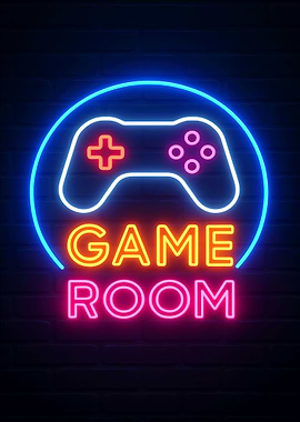 Game Room Neon Sign