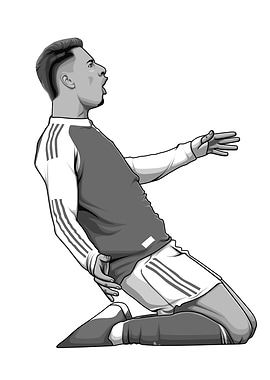 Gabriel Martinelli Black and White Version