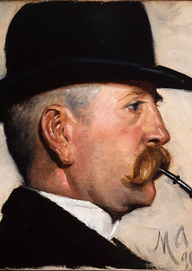 Portrait of a Man with Pipe