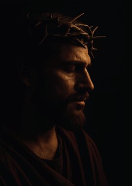 Jesus with Crown of Thorns Portrait