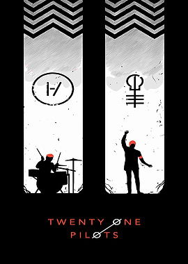 Twenty One Pilots Band Poster