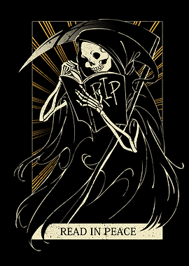 Read in Peace Death Book Reader