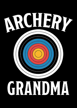 Archery Grandma Target Graphic