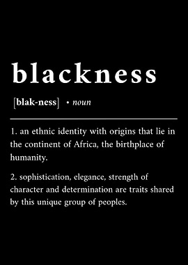 Blackness Definition