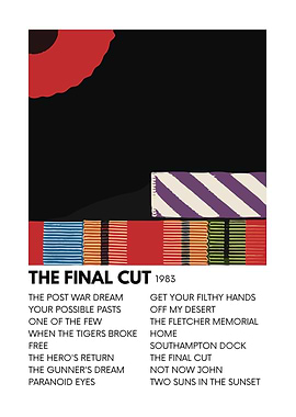 Pink Floyd The Final Cut album cover art