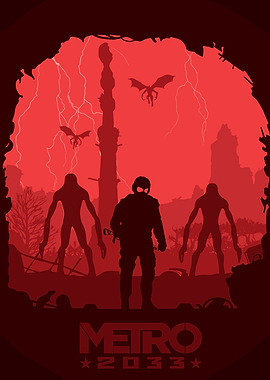 Metro 2033 Game Poster Art