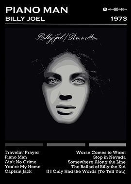 Piano Man - Billy Joel Album Cover