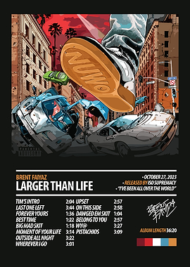 Brent Faiyaz - Larger Than Life Album