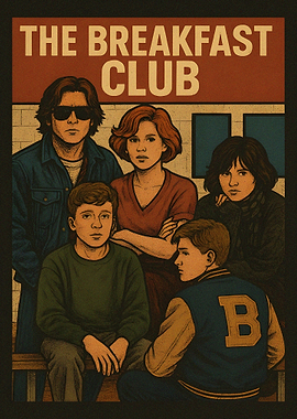 The Breakfast Club Movie Poster