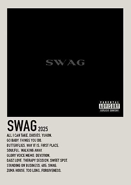 Swag 2025 Album Cover Art