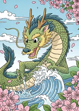 Dragon Cherry Blossoms