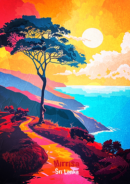 Mirissa Sri Lanka Coastal Landscape