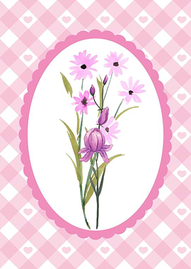 Pink Botanical Charm