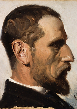 Portrait of a Man in Profile