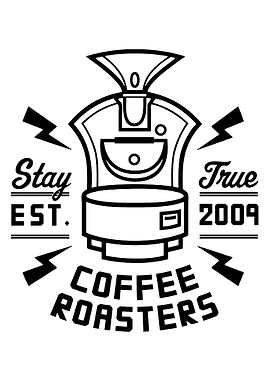 Coffee Roasters Stay True Logo