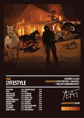 Yeat - Lyfestyle Album Cover
