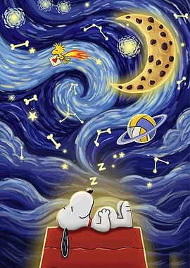 Snoopy's Starry Night Dream