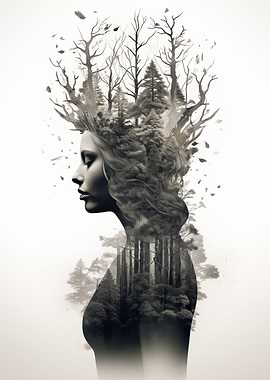 Woman with Forest Exposure