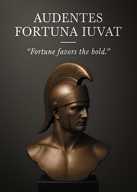 Audentes Fortuna Iuvat - Roman Bust