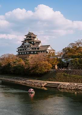 Okayama Castle in Japan