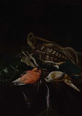 Still Life with Birds and Basket