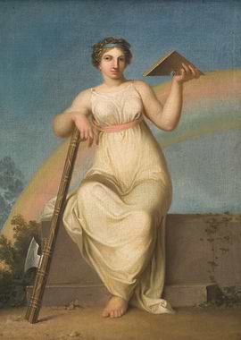 Allegorical Painting of a Woman with Axe