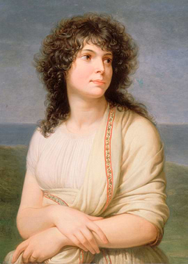 Portrait of a Woman by the Sea