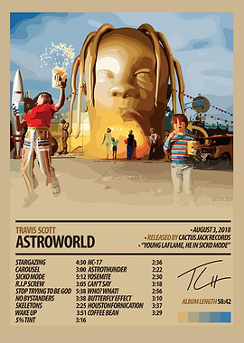 Travis Scott Astroworld Album Cover Art