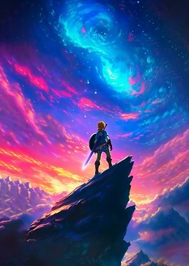 Link on a Peak Under Nebula