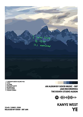 Kanye West YE Album Cover Art