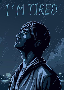 I'm Tired - Emotional Illustration