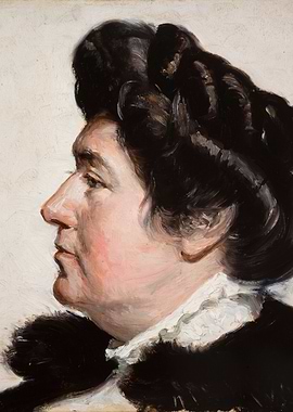 Portrait of a Woman in Profile